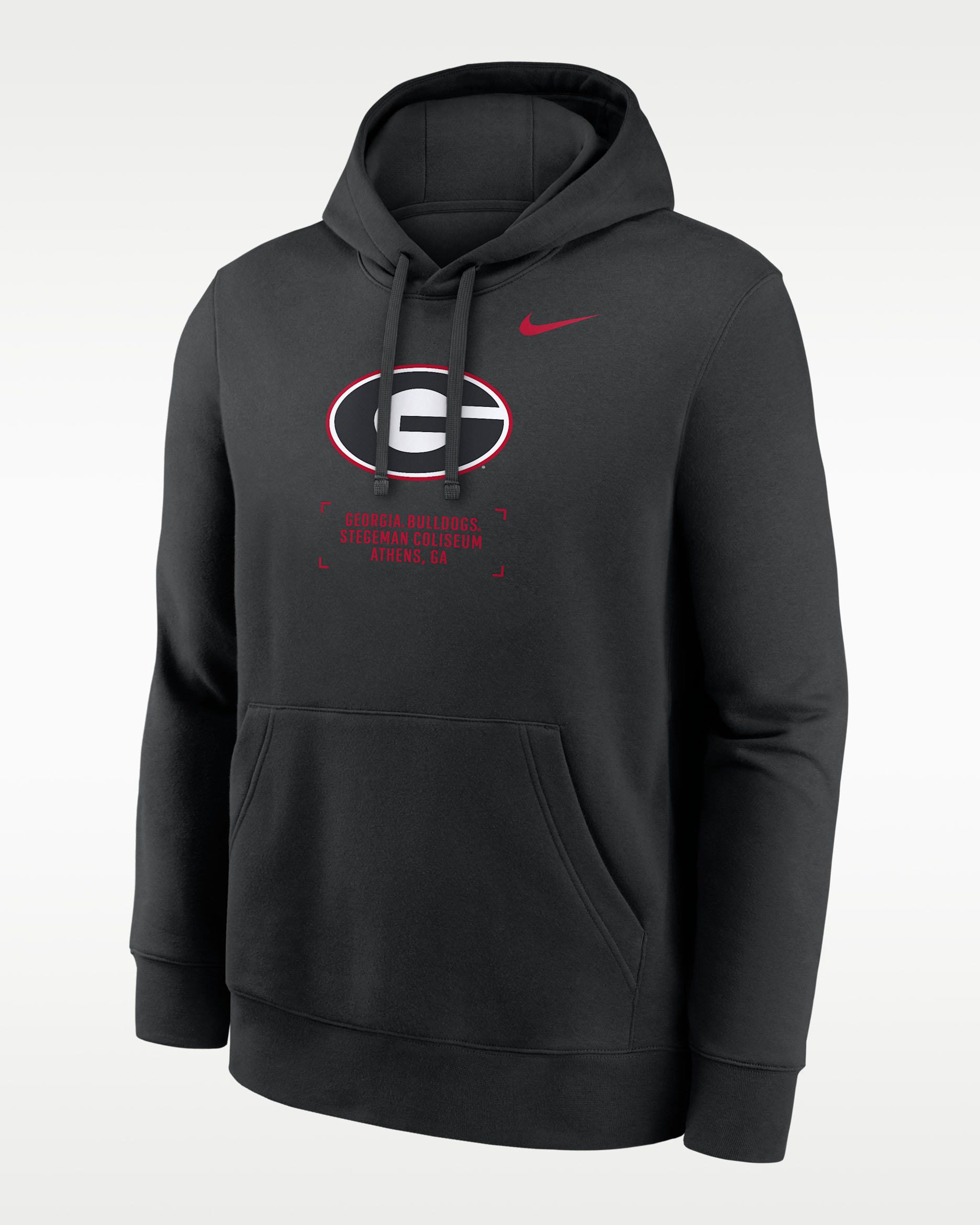 Georgia Club Basketball 2-Hit Men's Nike College Pullover Hoodie